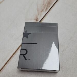 Starbucks Silver reserve limited playing card New in box pack
